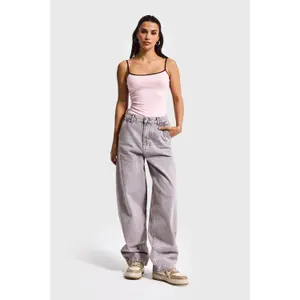 Women's Mid-Rise Straight Jeans It's Basic Nora Skater image-1