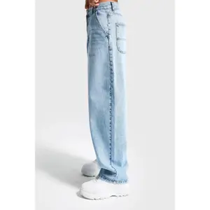 Women's Mid-Rise Straight Jeans It's Basic Nora Skater image-3