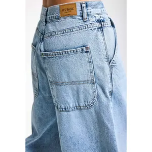 Women's Mid-Rise Straight Jeans It's Basic Nora Skater image-4