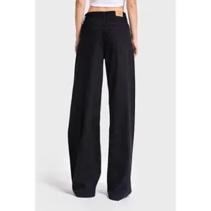Jeans Palazzo Weite Beine mit hoher Taille Damen It's Basic image-1