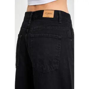 Jeans Palazzo Weite Beine mit hoher Taille Damen It's Basic image-3