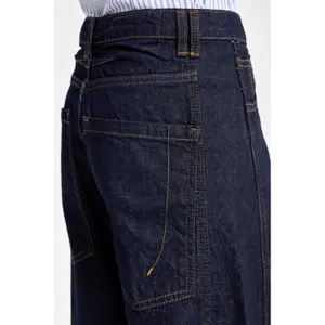 Baggy Tapered Jeans mit mittlerer Taille Damen It's Basic image-4