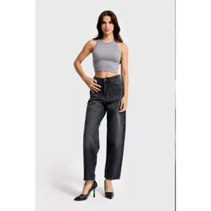 Jeans Relaxed vita media donna It's Basic June image-1
