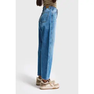 Jeans Relaxed vita media donna It's Basic June image-3