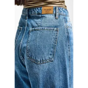 Jeans Relaxed vita media donna It's Basic June image-4