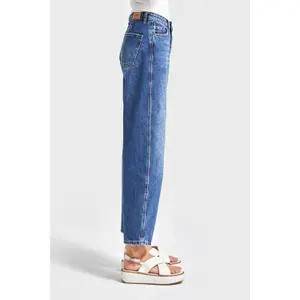 Jeans Relaxed vita media donna It's Basic June image-3