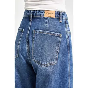 Jeans Relaxed vita media donna It's Basic June image-4