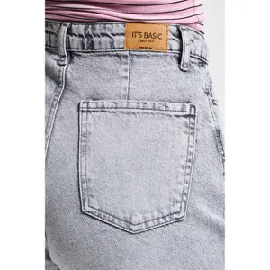 Jeans Relaxed vita media donna It's Basic June image-3