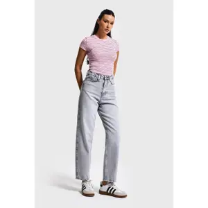 Jeans Relaxed vita media donna It's Basic June image-1