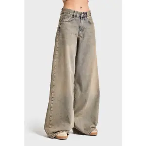 Mid-Rise Palazzo Jeans Women It's Basic Elena image-2