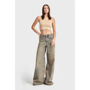 Mid-Rise Palazzo Jeans Women It's Basic Elena image-1