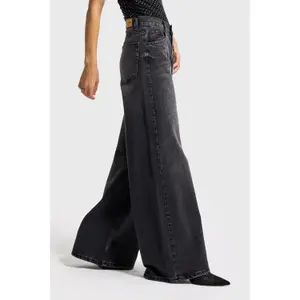 Mid-Rise Palazzo Jeans Women It's Basic Elena image-3