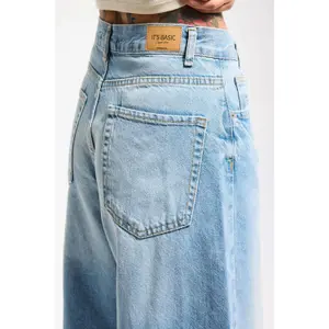 Mid-Rise Palazzo Jeans Women It's Basic Elena image-4