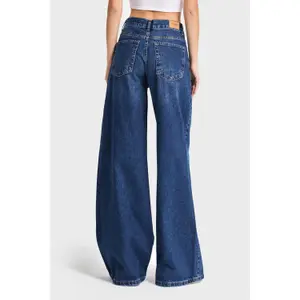 Mid-Rise Palazzo Jeans Women It's Basic Elena image-3