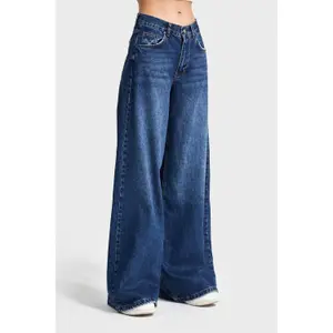 Mid-Rise Palazzo Jeans Women It's Basic Elena image-2