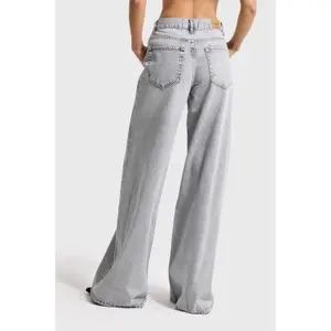 Mid-Rise Palazzo Jeans Women It's Basic Elena image-2