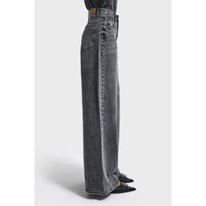 Mid-Rise Palazzo Jeans Women It's Basic Elena image-3