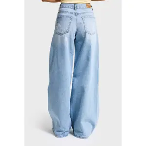 Jeans Palazzo de Cintura Média Mulher It's Basic Elena image-2