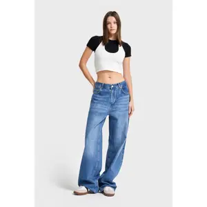 Jeans Loose mit zeitlosem Reiz in mittelhoher Taille für Damen It's Basic image-1