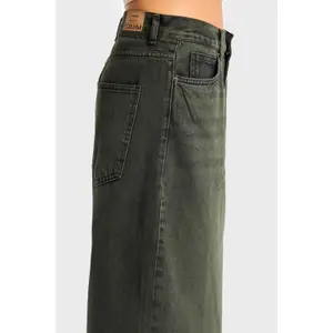Jeans Wide Leg wysoki stan damskie It's Basic Ivy Skater image-3