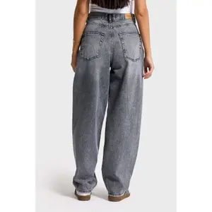 Jeans Wide Leg wysoki stan damskie It's Basic Ivy Skater image-2