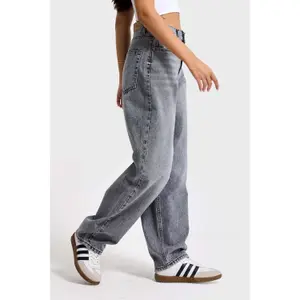 Jeans Wide Leg wysoki stan damskie It's Basic Ivy Skater image-3