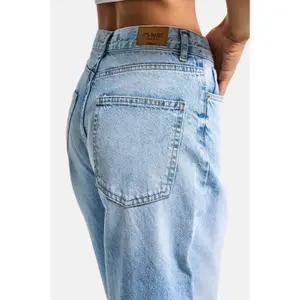 Jeans Wide Leg wysoki stan damskie It's Basic Ivy Skater image-3