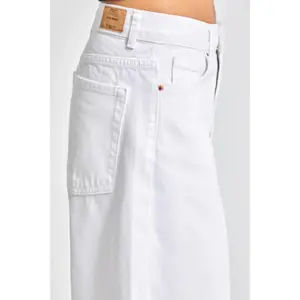 Mid-Rise Wide Leg Jeans Women It's Basic Ivy Skater image-3