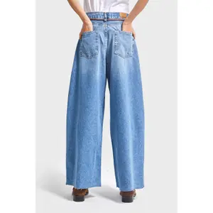 Jeans Loose vita media denim donna It's Basic image-2