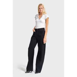 Mid-Rise Baggy Jeans Women It's Basic Luna image-1