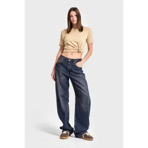 Baggy Jeans mit hoher Taille für Damen It's Basic Luna image-1