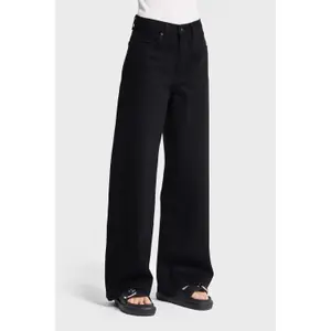Baggy Tapered Jeans mit mittelhohem Bund Denim Damen It's Basic image-2