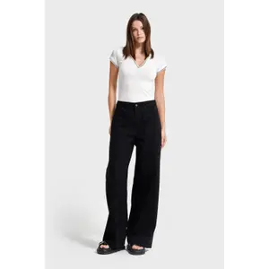 Baggy Tapered Jeans mit mittelhohem Bund Denim Damen It's Basic image-1