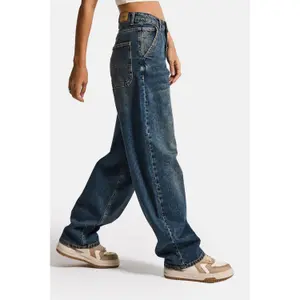 Modern Mid-Rise Straight Jeans Women It's Basic Skater image-3