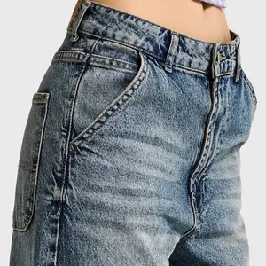 Modern Mid-Rise Straight Jeans Women It's Basic Skater image-4