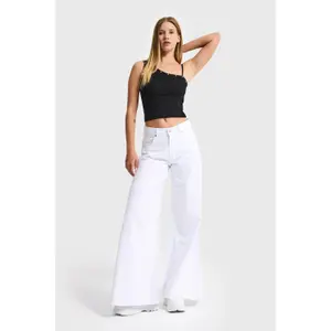 Jeans Wide Leg Palazzo Damen It's Basic image-1