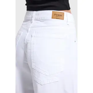Jeans Wide Leg Palazzo Damen It's Basic image-4