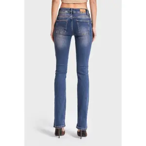 Straight Jeans Comfort and Lasting Appeal Mid-Rise Women's It's Basic image-2