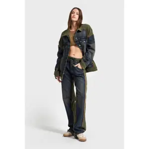 Hoch sitzende lockere Jeans für Frauen It's Basic image-1