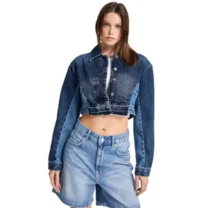 Women's short denim jacket It's Basic image-0