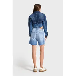 Women's short denim jacket It's Basic image-2