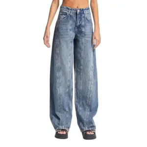 Zeitlose Gerade Jeans mit hoher Taille Damen It's Basic image-0