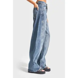 Zeitlose Gerade Jeans mit hoher Taille Damen It's Basic image-3
