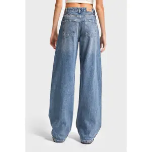 Zeitlose Gerade Jeans mit hoher Taille Damen It's Basic image-2