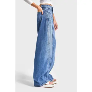 Zeitlose Gerade Jeans mit hoher Taille Damen It's Basic image-3
