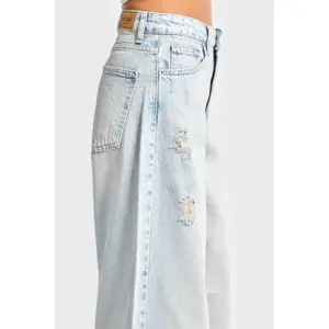 High Waist Wide Leg Bold Appeal Jeans Women It's Basic Skater image-4