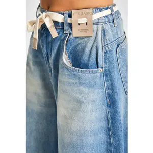 High-Waisted Balloon Jeans Women It's Basic image-4