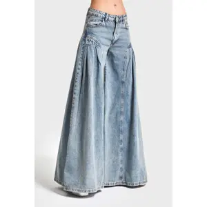 Women's Mid-Rise Relaxed Jeans It's Basic Elephant image-1
