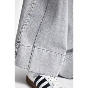 High Waisted Wide Leg Palazzo Jeans Women It's Basic image-4