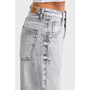 High-Waisted Straight Jeans Women It's Basic image-4